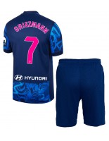 Atletico Madrid Antoine Griezmann #7 Alternativní dres pro děti 2024-25 Krátký Rukáv (+ trenýrky)